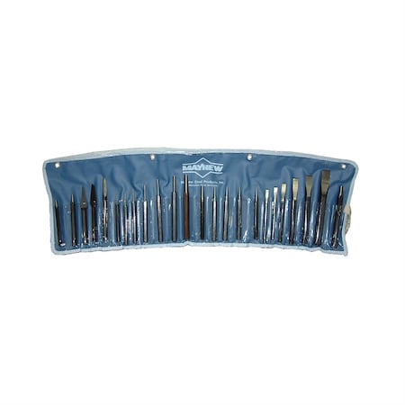 Mayhew Punch & Chisel 24-Piece Set 61050